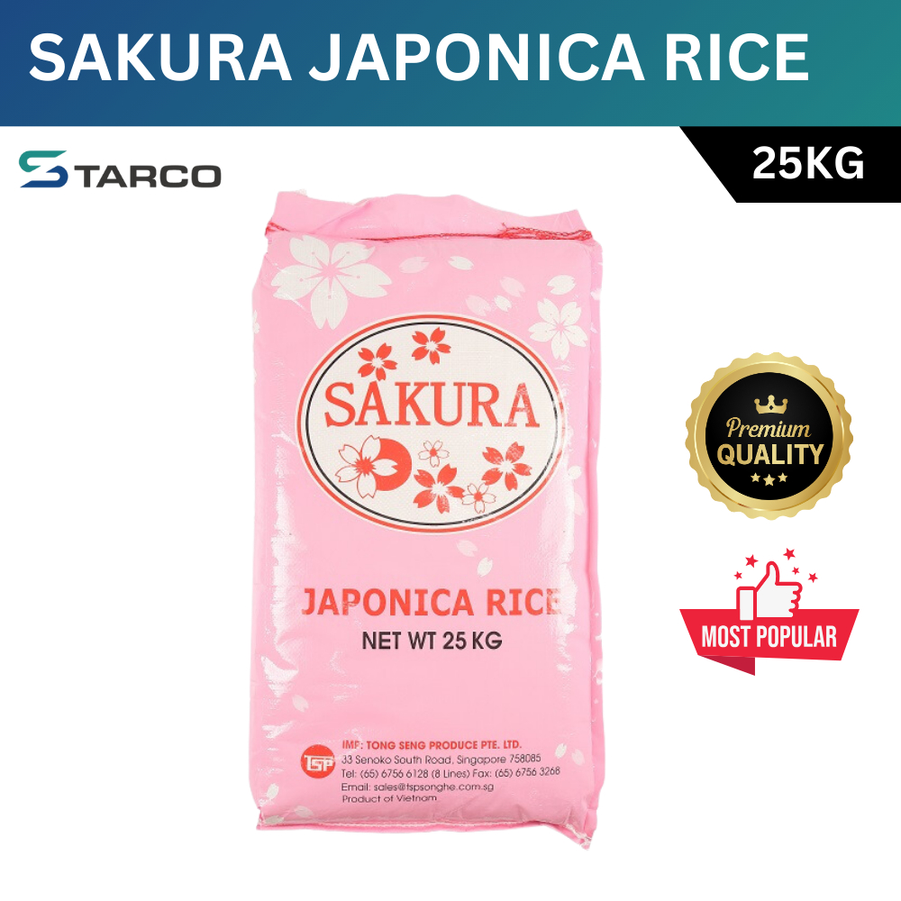 [STARCOGROUP] Sakura Japonica Rice 25kg | 樱花牌日本米 | Shopee Singapore