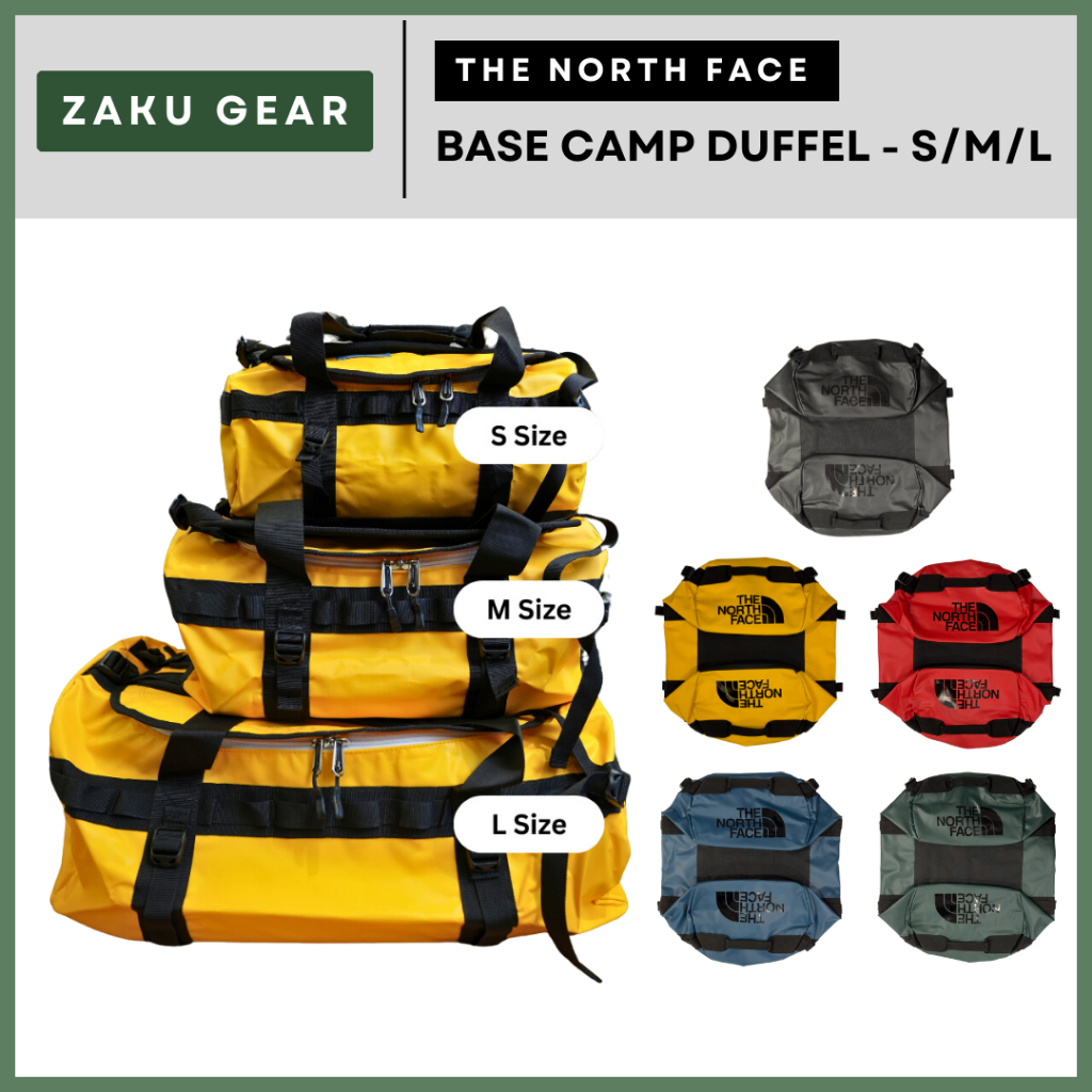 TNF Base Camp Duffel Size S M L 31 50 71 Litre Backpack Duffel Bag Shopee Singapore