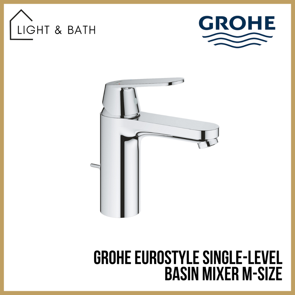 GROHE Eurosmart Cosmopolitan Single-Level Basin Mixer M-Size, Available ...