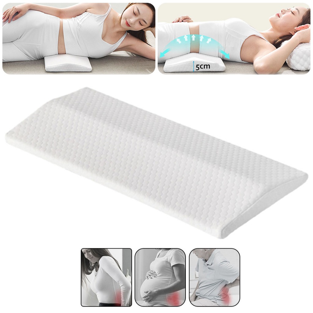Lumbar Support Pillow for Sleeping Memory Foam Pillow for Back