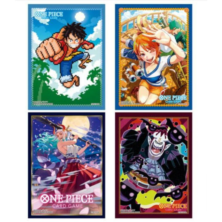 Bandai One Piece Card Game OFFICIAL CARD SLEEVES 8 [ YAMATO / NAMI / LUFFY  / MORIA ] | Shopee Singapore