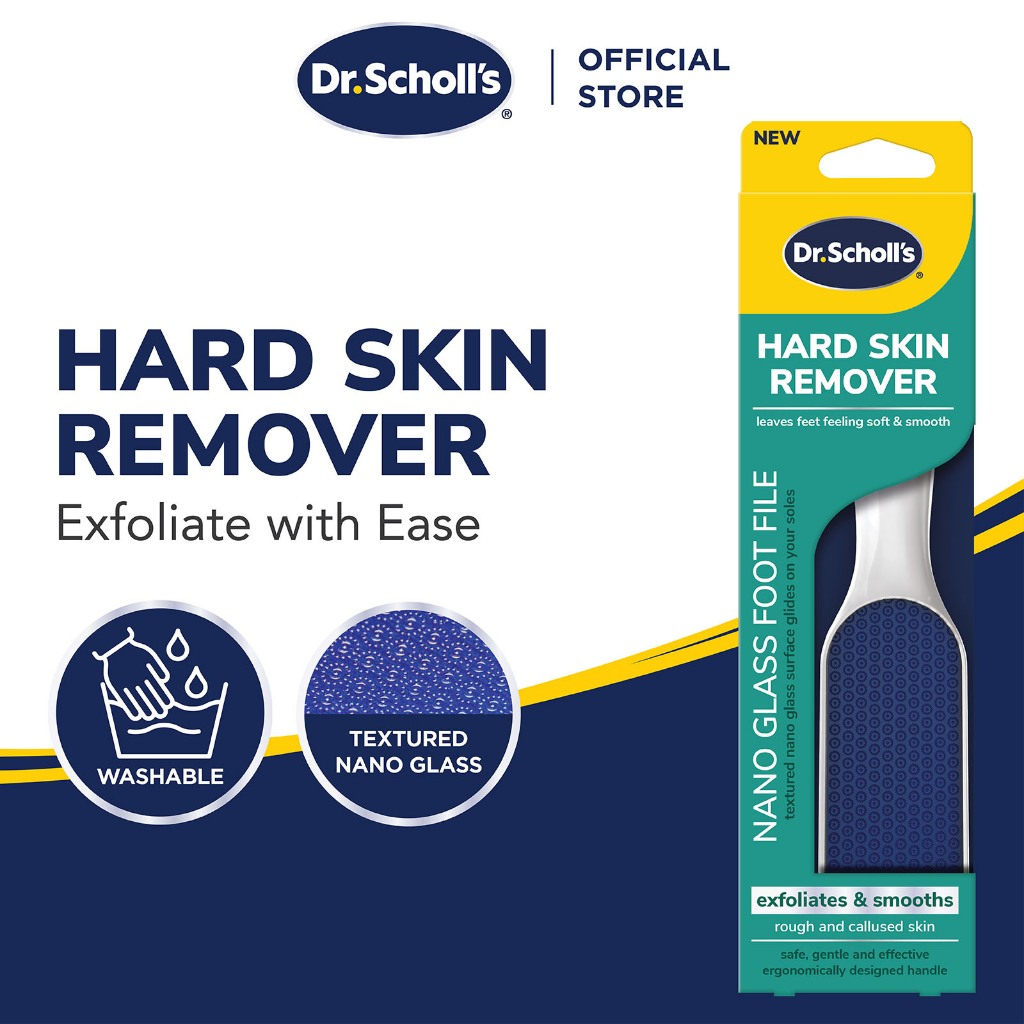 Dr.Scholl's Hard Skin Remover Nano Glass Foot File | Shopee Singapore