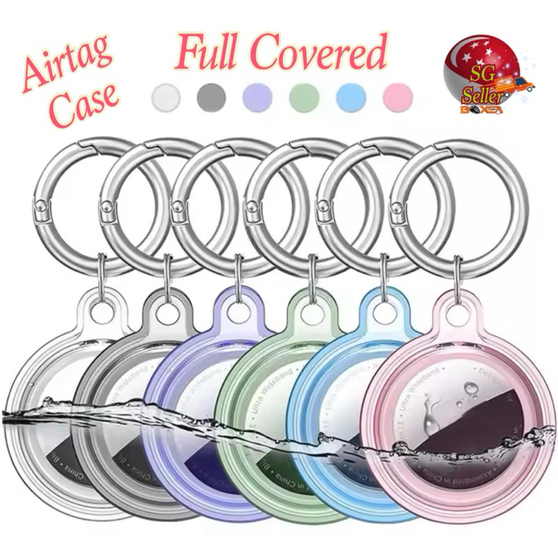 air tag protection shell airtag case soft acrylic holder protector anti ...