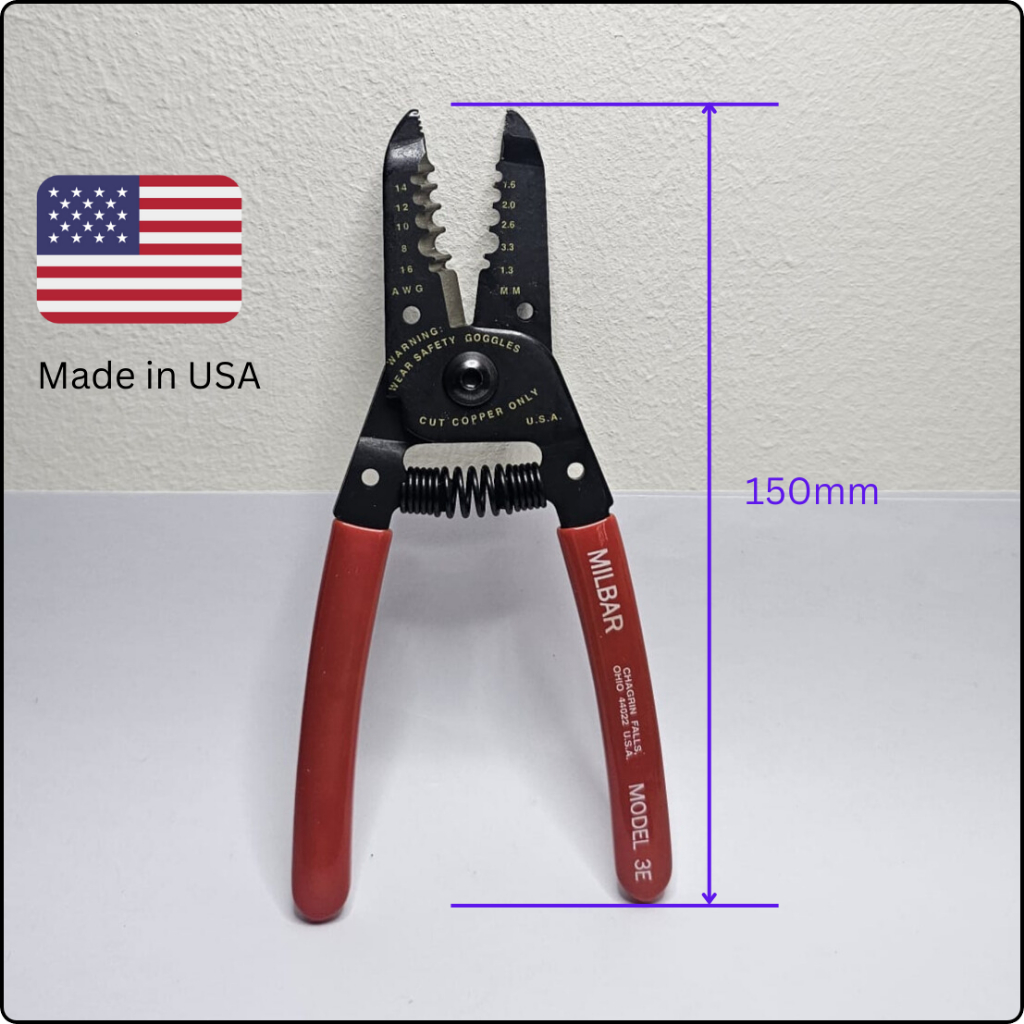 Ready stock in SG. Milbar 3E Wire Stripper. 1.3, 1.6, 2.0, 2.6, 3.3mm ...