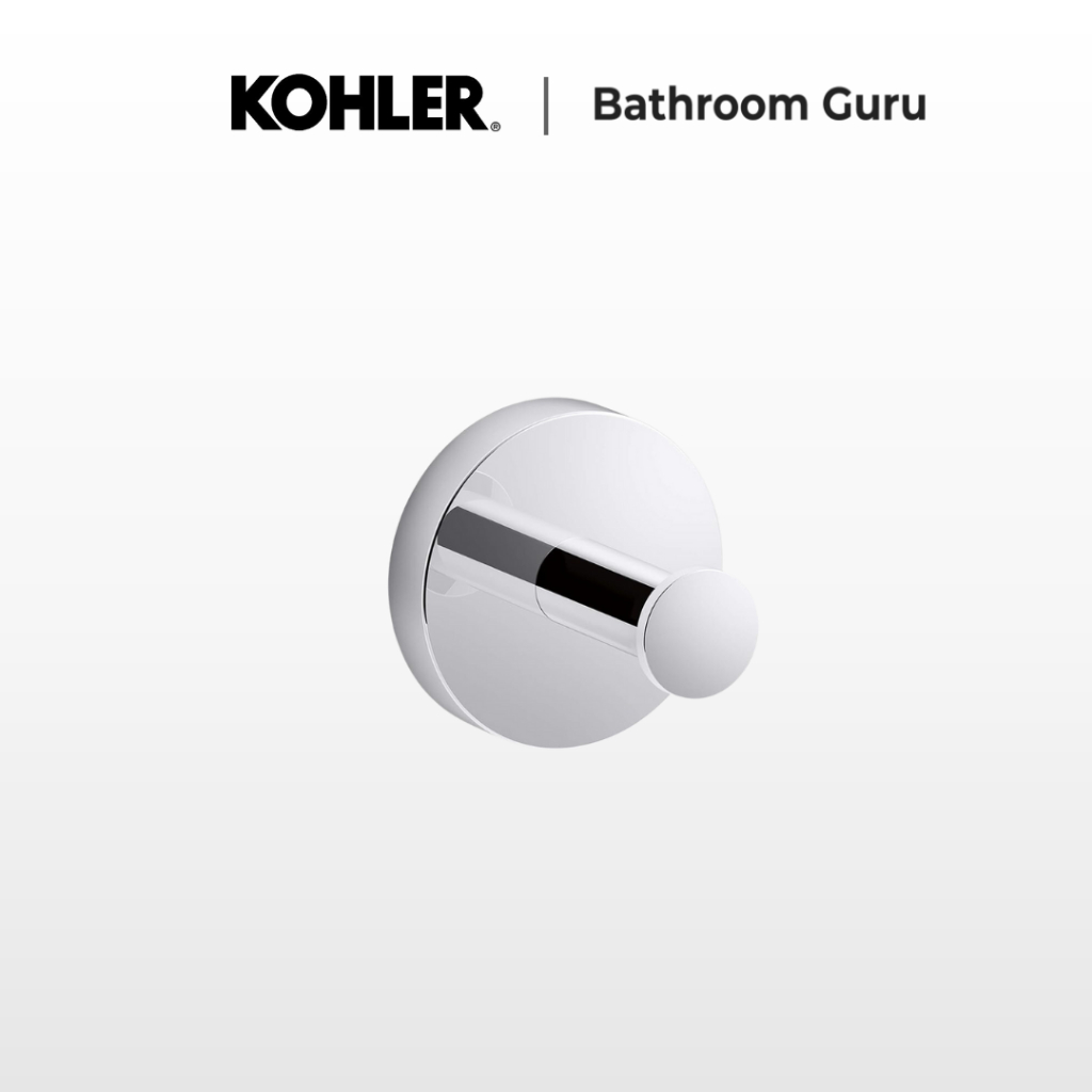 Kohler K-23290-CP Appendiabiti Quadrati, Cromo Lucido