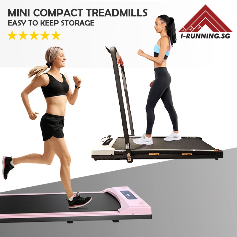 IRunning Compact Motorized Treadmill TM 188 TM 199 1 10km h Jogging Running Shopee Singapore