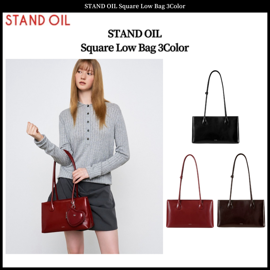 STAND OIL Square Low Bag 3Color | Shopee Singapore