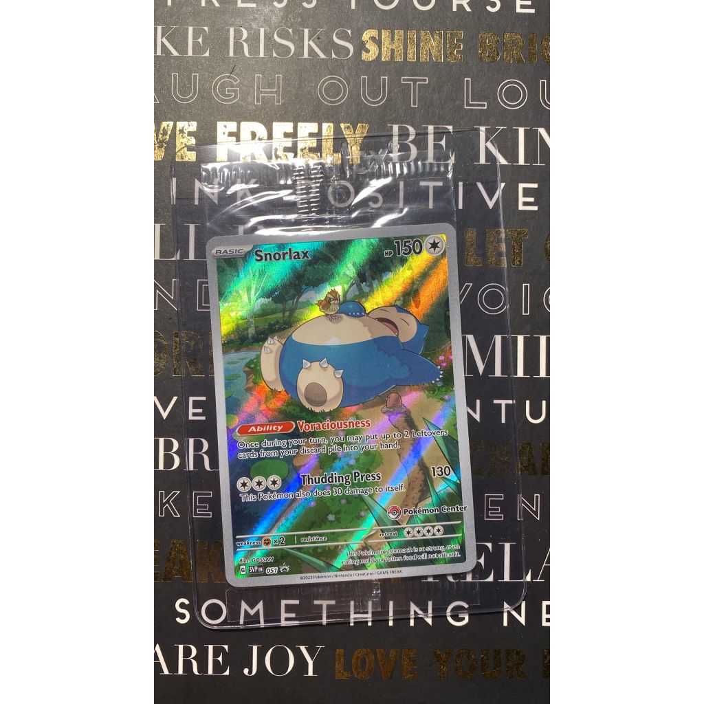Carta Pokémon Snorlax Svp 051 Promo Sealed Ita 151 Sigillata Full Art - Foto 9
