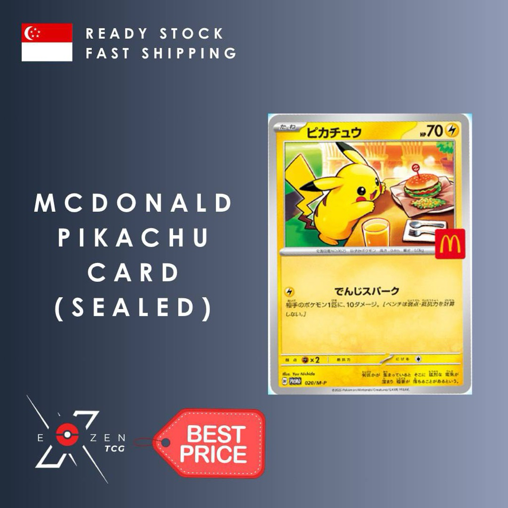 Pokemon MEGA McDonald's Happy Set 2025 Promo Pack [Japanese] | Shopee  Singapore