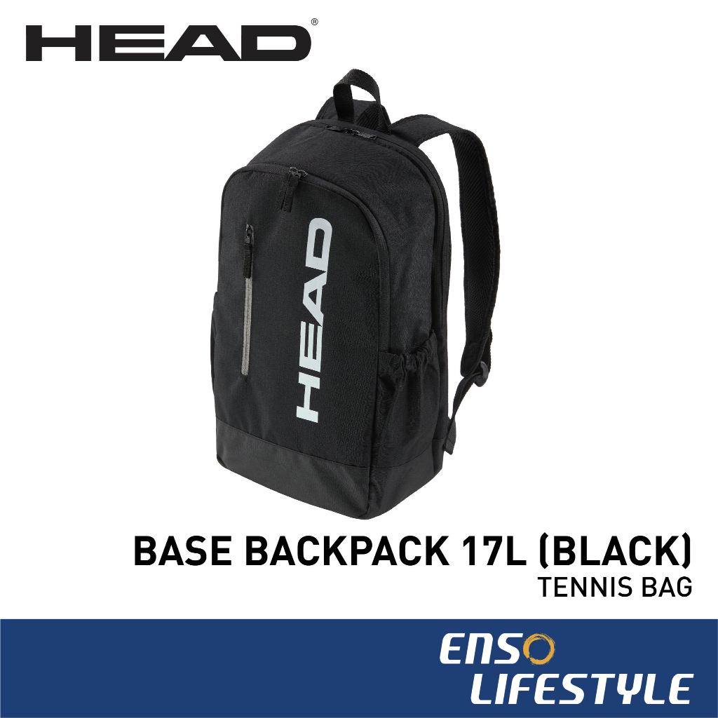 HEAD Tennis Racket Bag - Base Backpack 17L (Black) [Enso Lifestyle ...