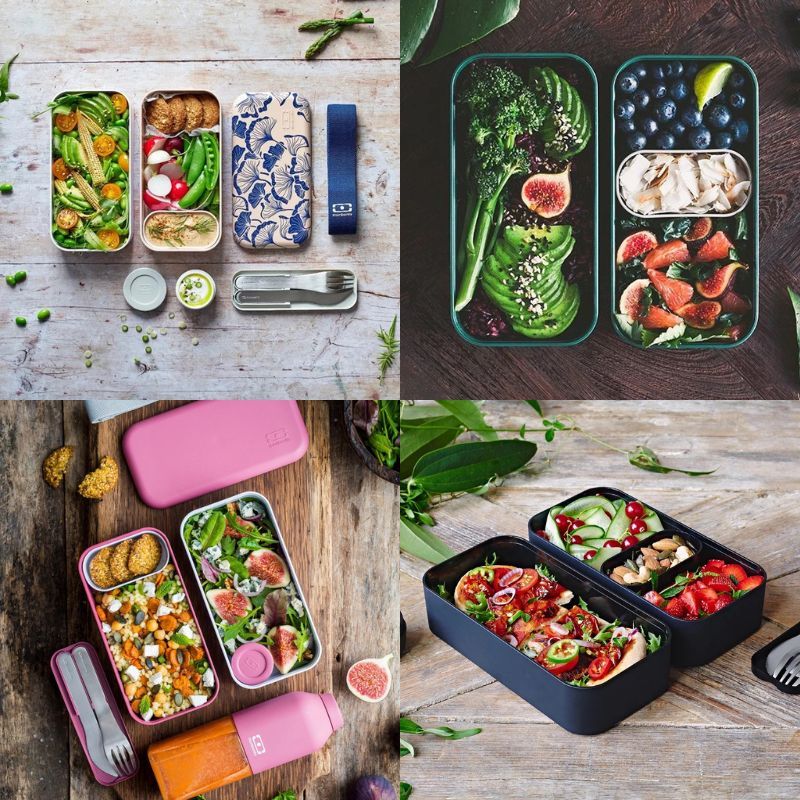 Monbento MB Original Bento Box – 2-Tier, 1L, Leakproof, BPA-Free Lunch ...
