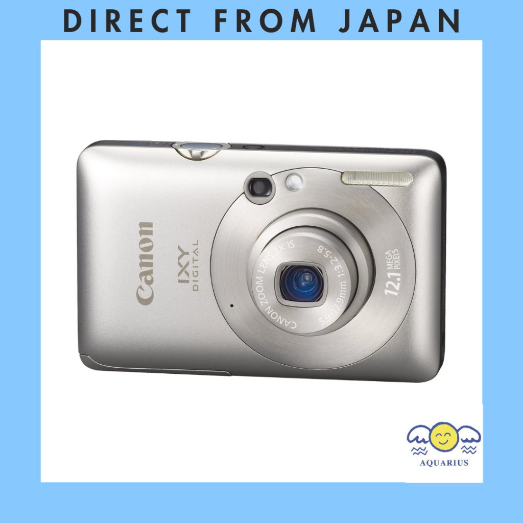 Used】Canon Digital Camera IXY DIGITAL 210 IS Silver body 12.1MP