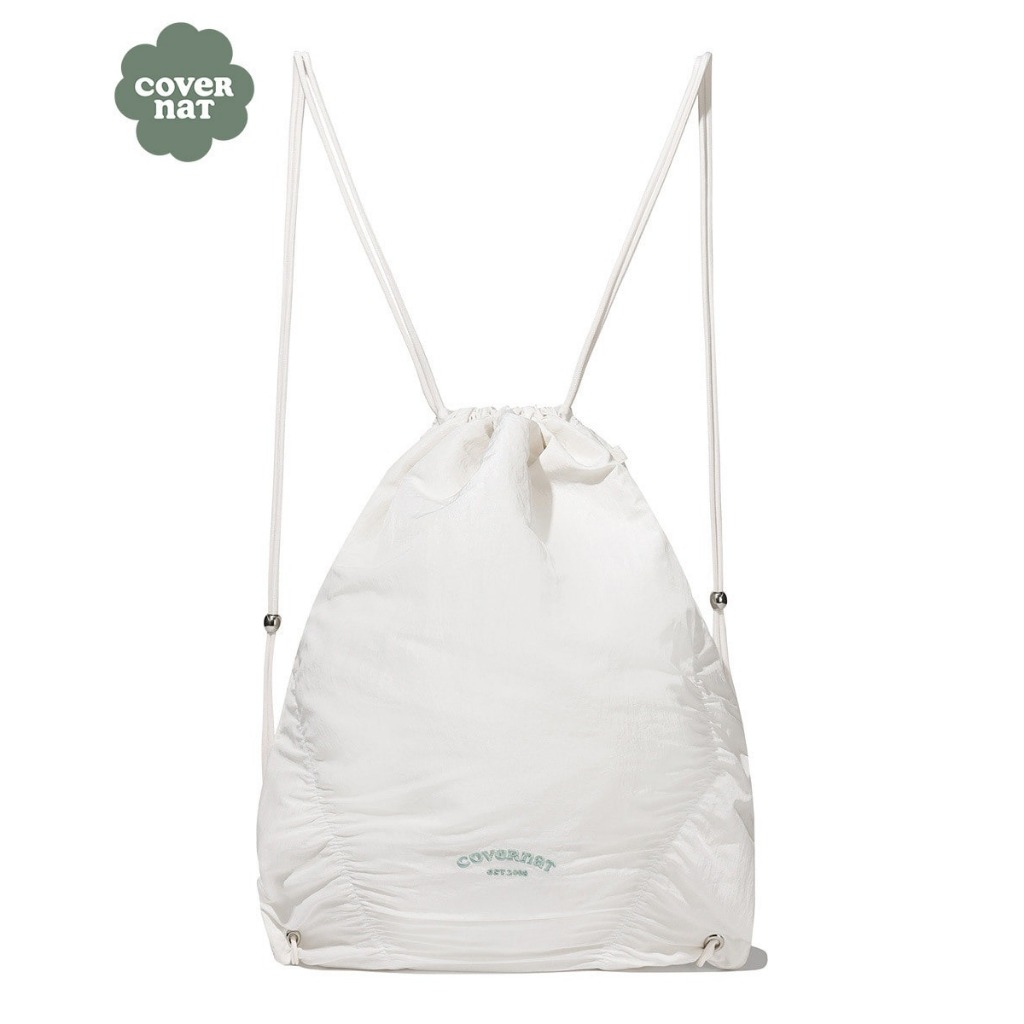 バックパック・リュック COVERNAT Clover Heart String Backpack 4FT768 COVERNAT Clover Heart String Backpack Nylon Bag - 2 Colors
