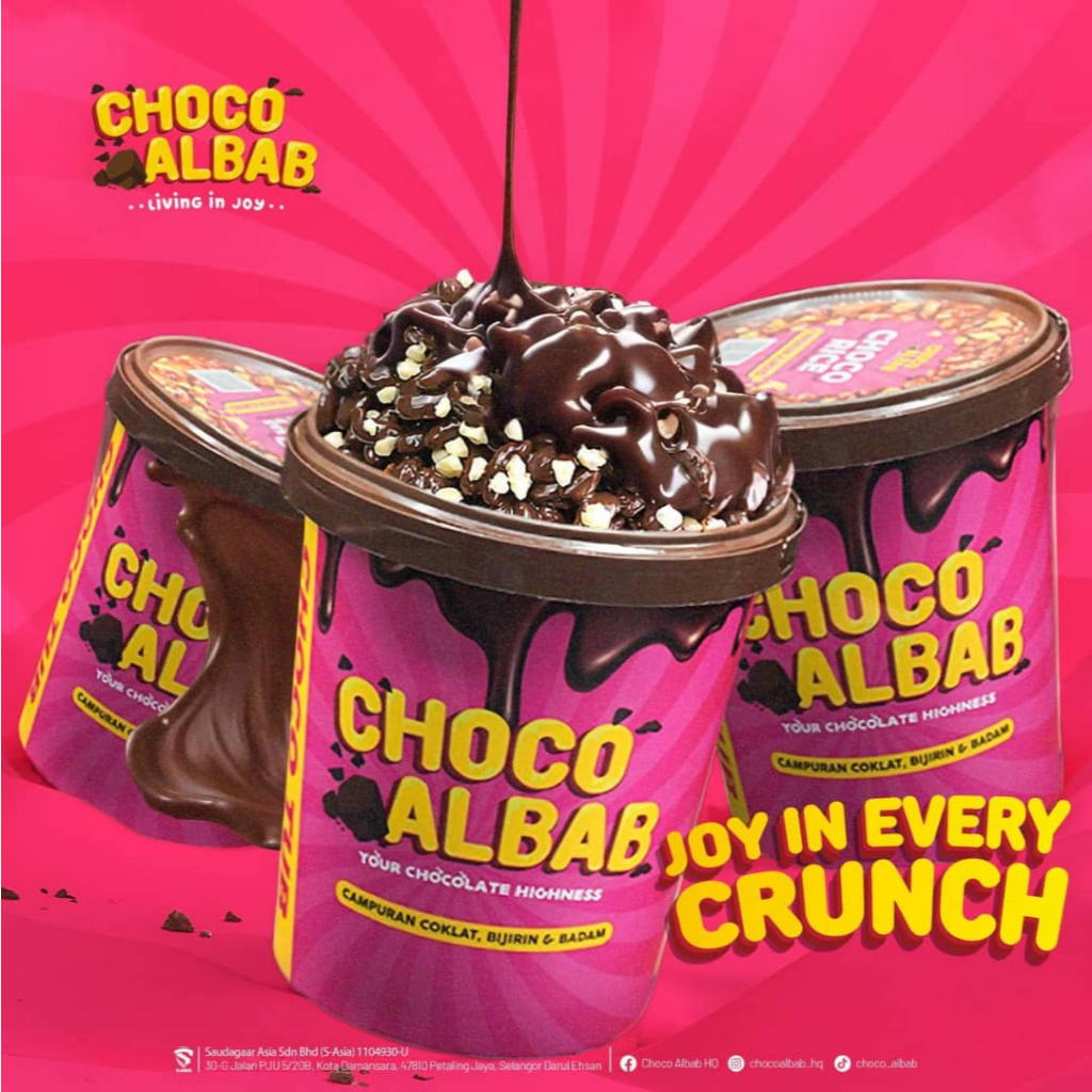 [CHOCO ALBAB MY] Pink Choco Tub | Shopee Singapore