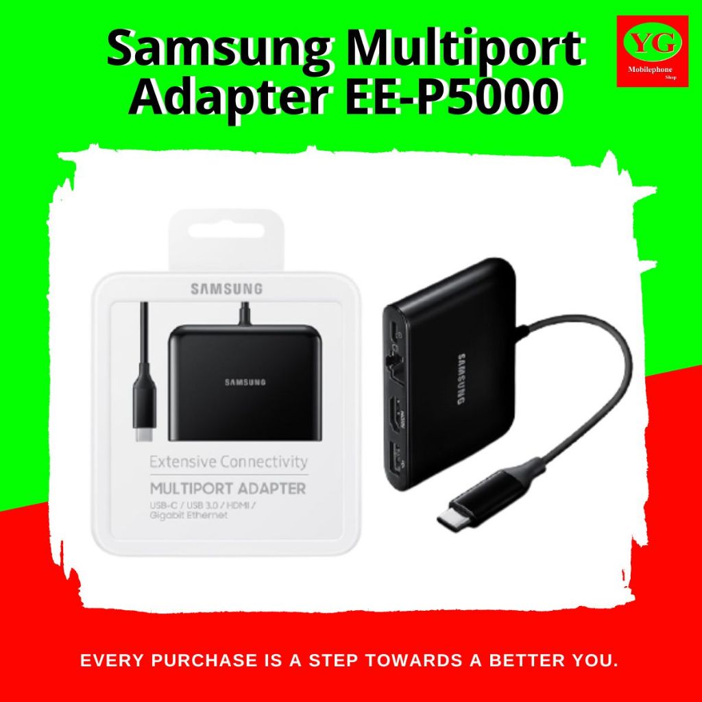 Samsung Multiport Adapter EE-P5000 (Black) | Shopee Singapore