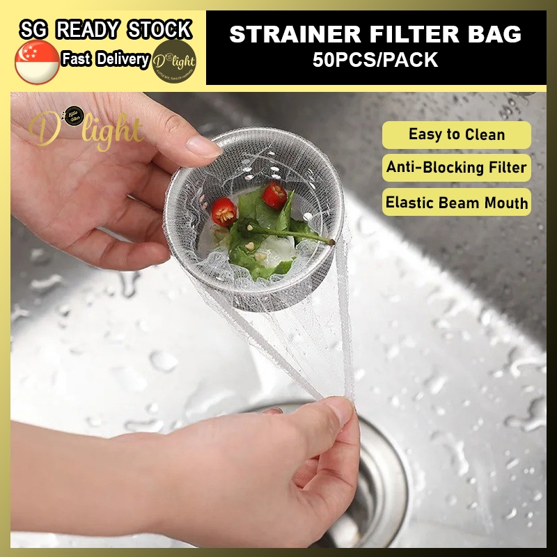 Kitchen Sink Net Strainer Filter Sink Basket Bag Drain Strainer Filter ...