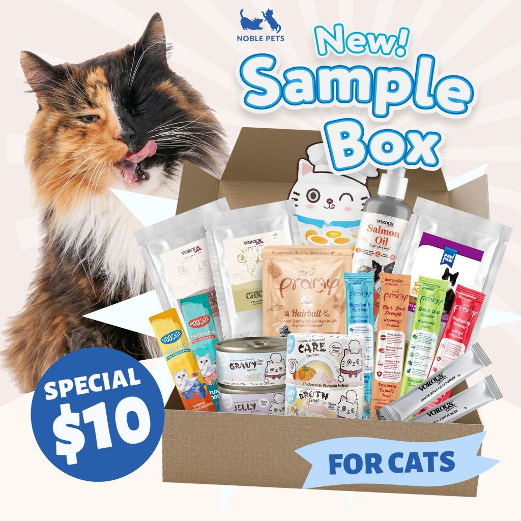 Noble Pets Sample Box for Cats | Shopee Singapore