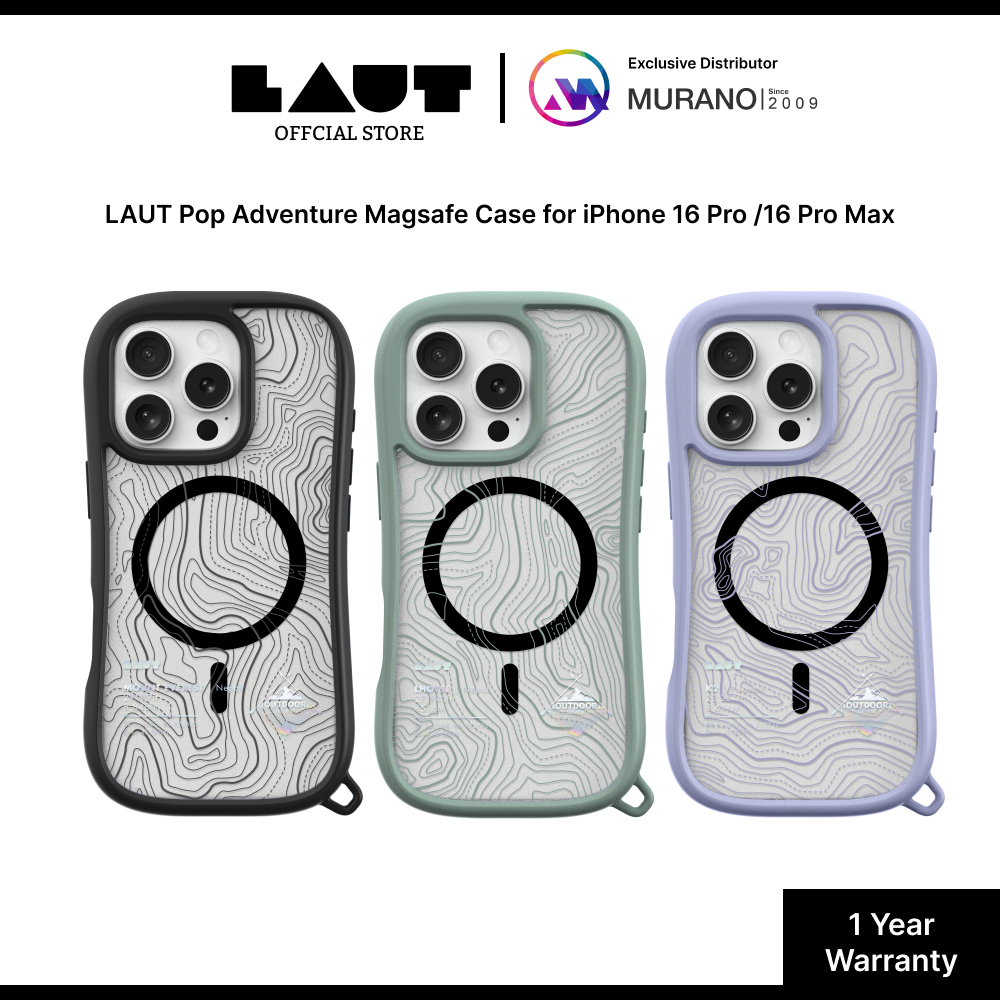 LAUT POP Adventure Case Series for iPhone 16 Pro 16 Pro Max I - Main Image
