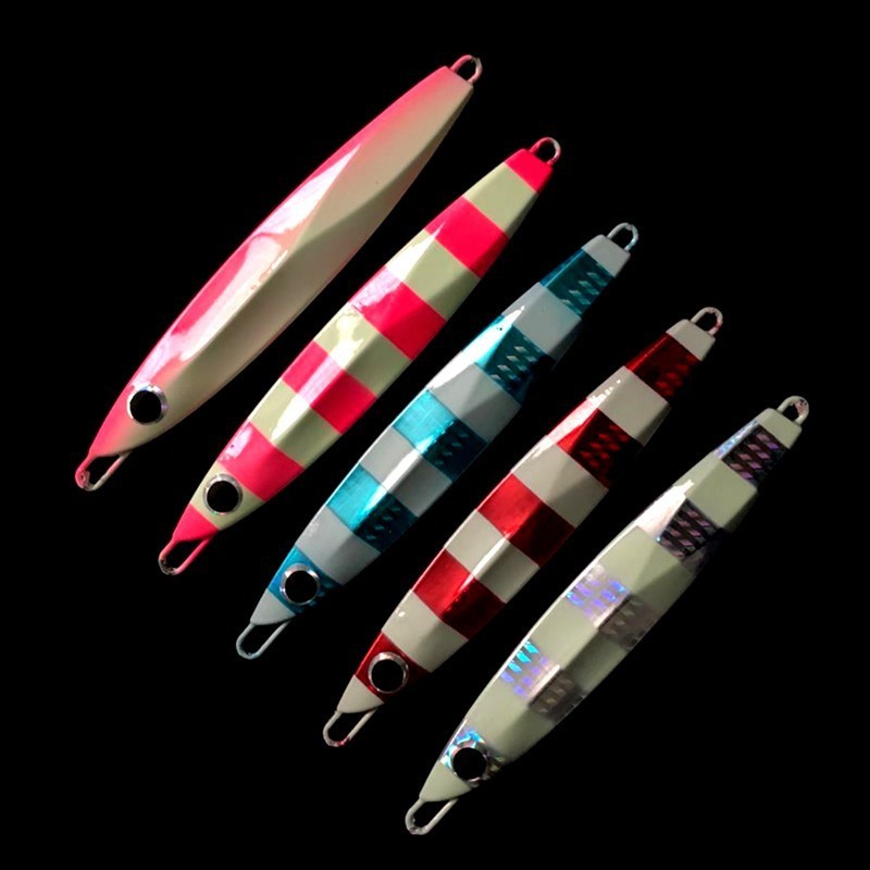 Tenggiri Knife Jig Fast Lumo Stripe 60g 80g Mackerel Batang Sedili ...