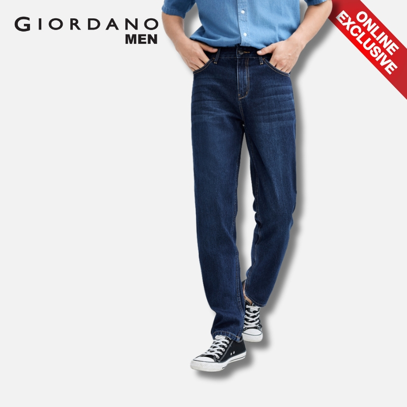 [Online Exclusive] Beau Monde By Giordano Men Mid Rise Denim Jeans ...