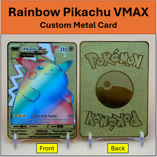 Custom Metal Pokemon Card | Shopee Singapore