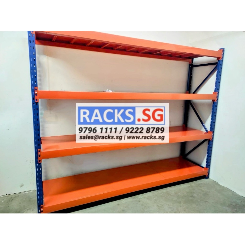 FULL METAL 4-Tier Medium-Duty Industrial-Grade Rack in Various Sizes ...