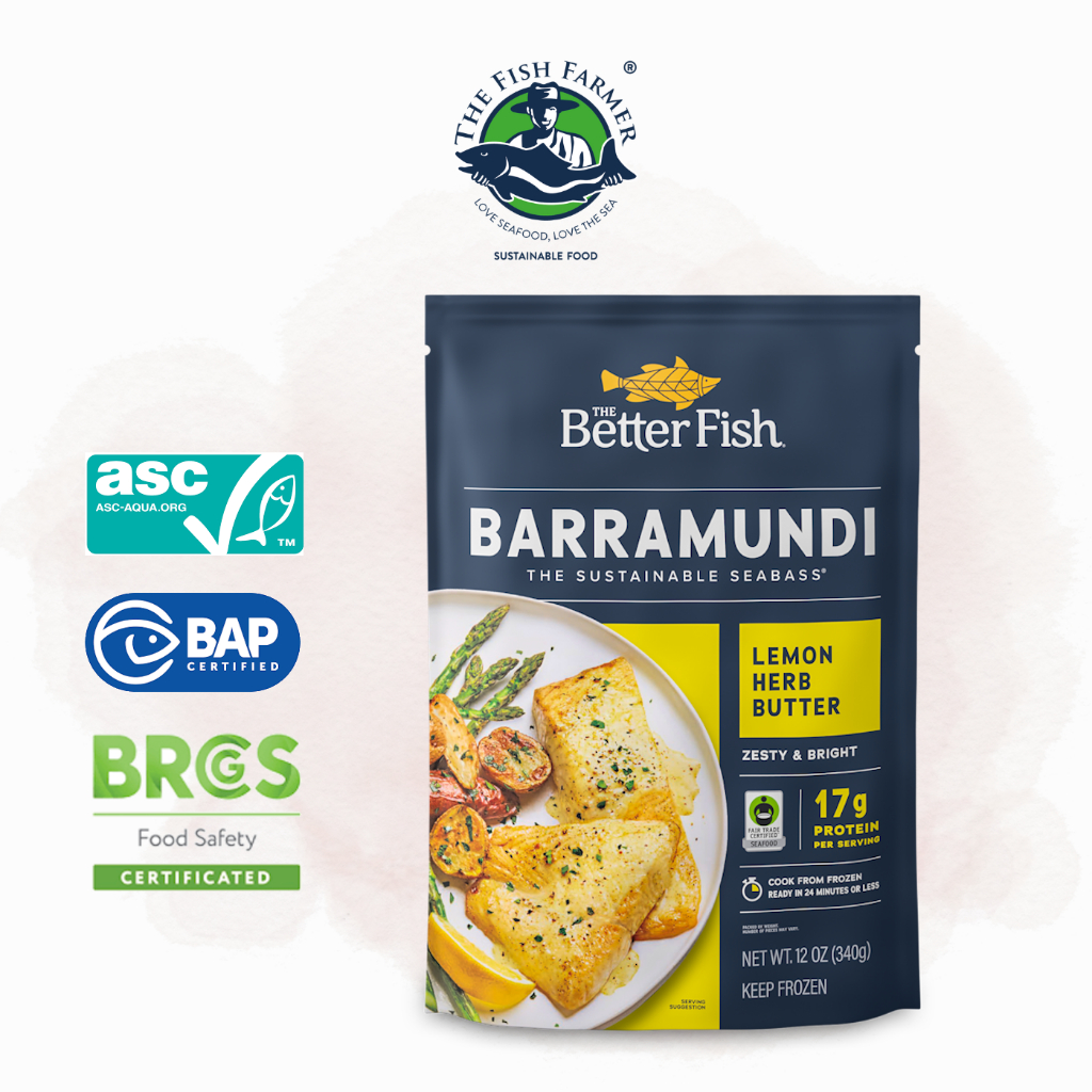 The Better Fish Barramundi Lemon Herb Butter 340G - Sustainable ...