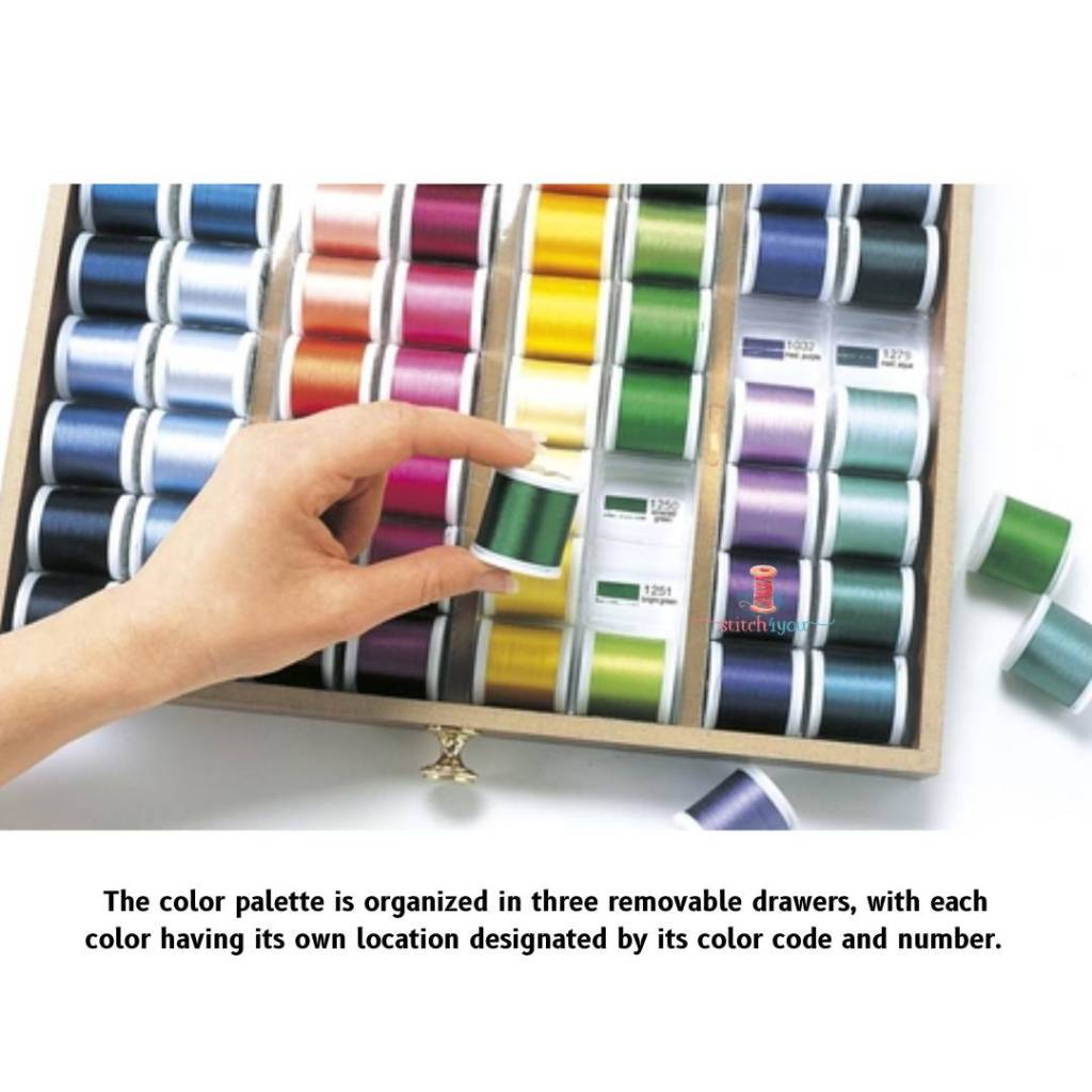 Madeira Sewing Thread Full Set, 180 Colours Treasure Chest Aerofil No ...