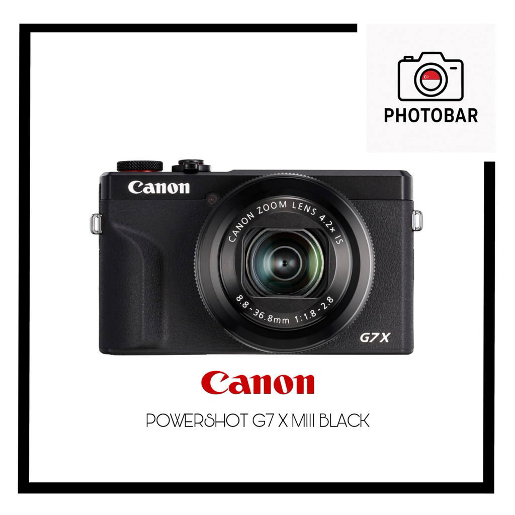 Canon PowerShot G7X Mark III 3 MIII M3 Digital Camera (Black