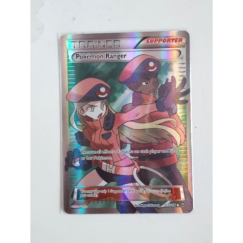 Pokemon ranger full art trainer supporter steam siege card | Shopee  Singapore