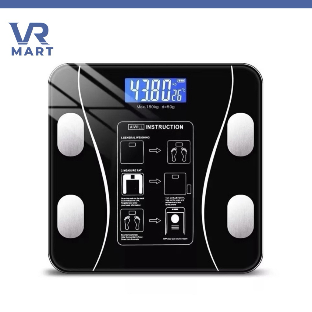 [VR Mart] Body Fat Weighing Scale / Digital Electronic Weighing Machine ...