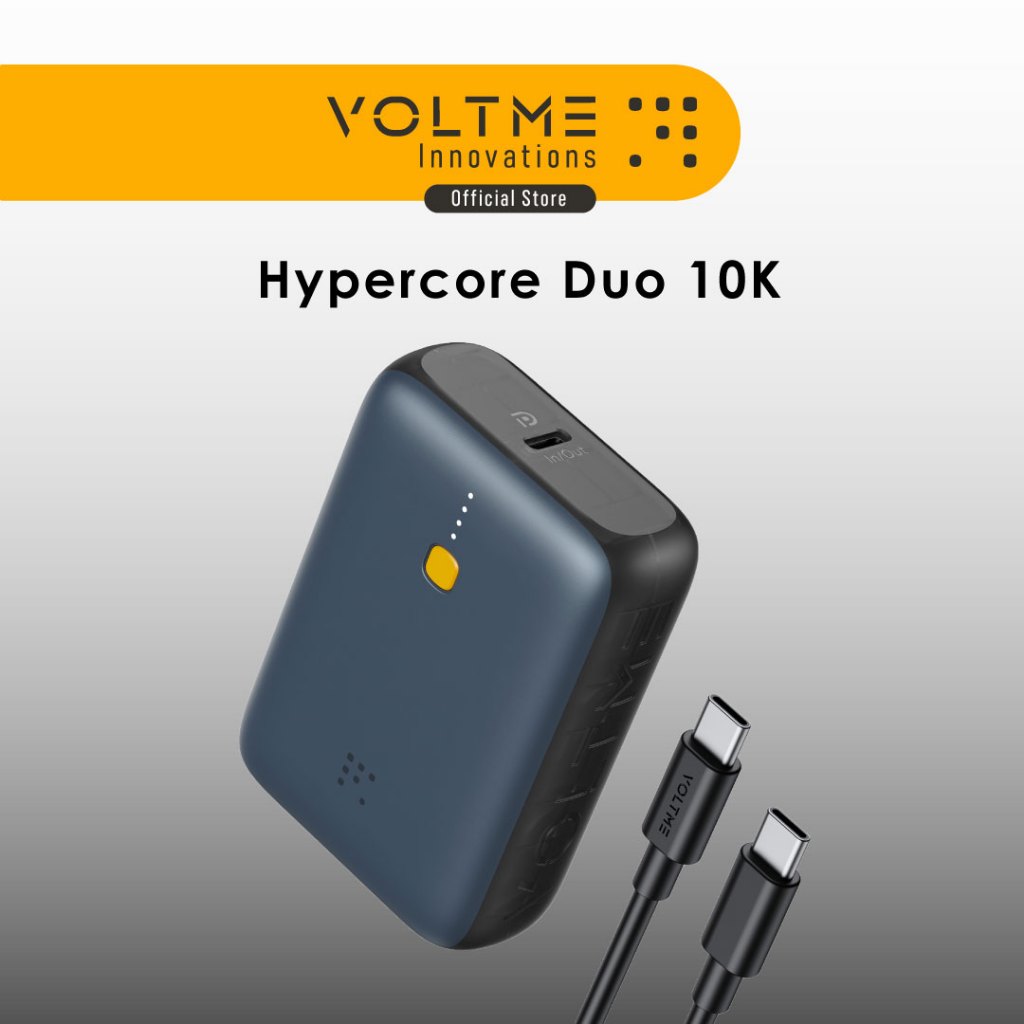VOLTME Hypercore Duo 10K | PD30W | 10,000mAh | Compact Size Power Bank ...