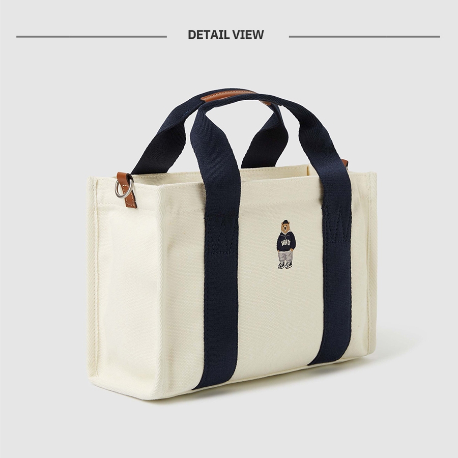 トートバッグ WHO.A.U Steve Canvas Tote bag  WHBGE4911A sg-11134207-7rdw3-lyvwl8eyry86ce