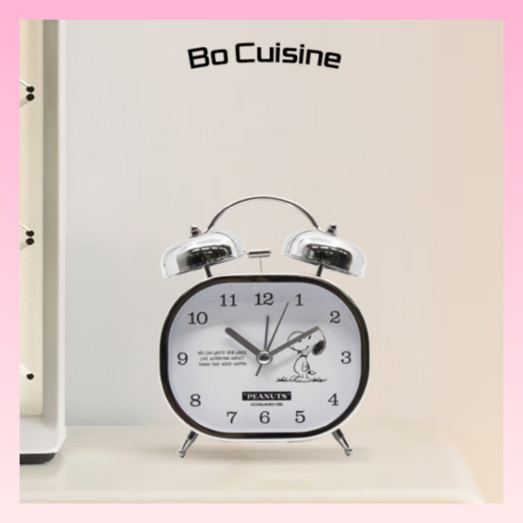 Snoopy Retro Analog Desk Clock | Alarm Clock | Shopee Singapore