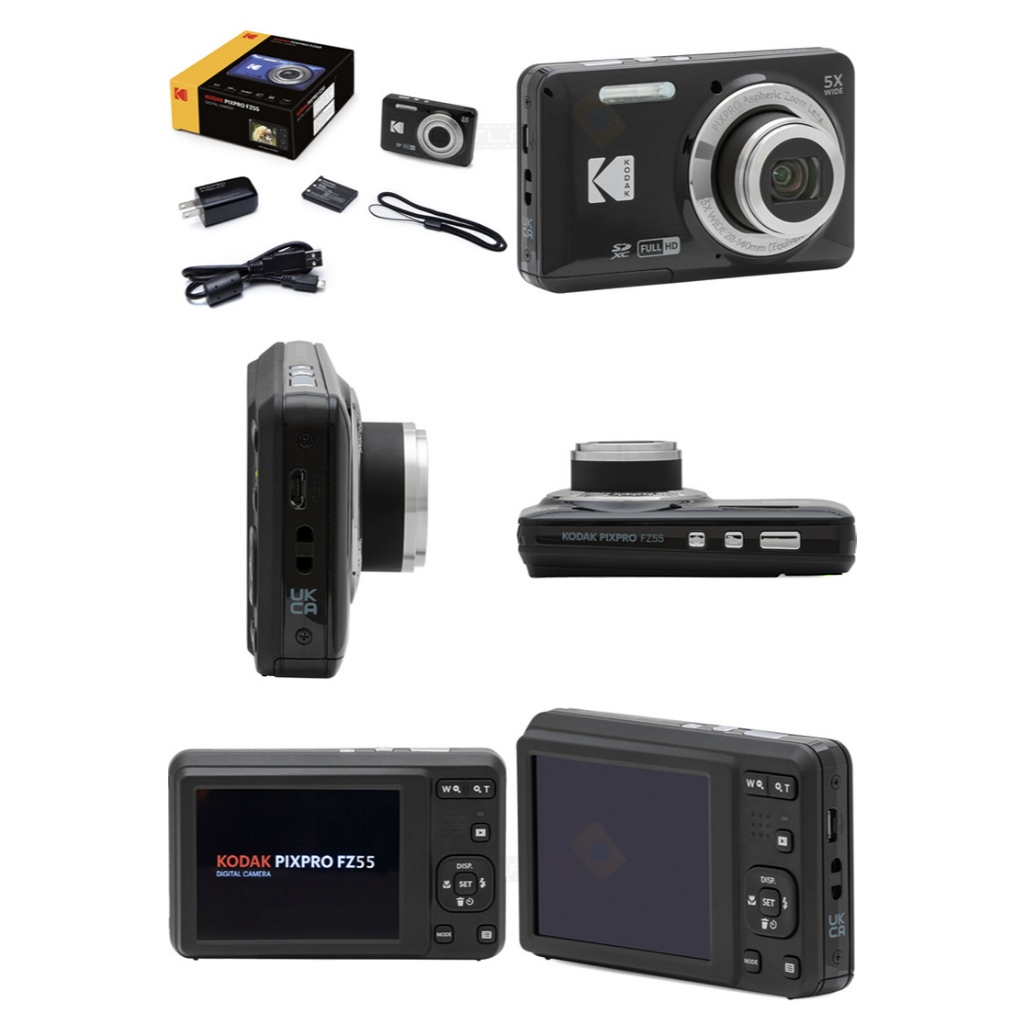 Kodak PixPro FZ55 Compact Digital Camera + FREE Pouch | Shopee