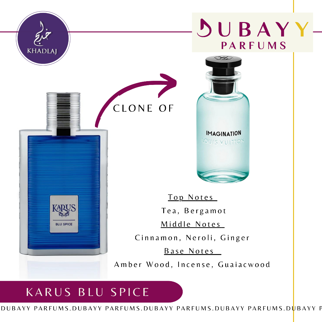 KARUS OUD FIRE / SECRET MUSK / BLU SPICE BY KHADLAJ 100ML EDP