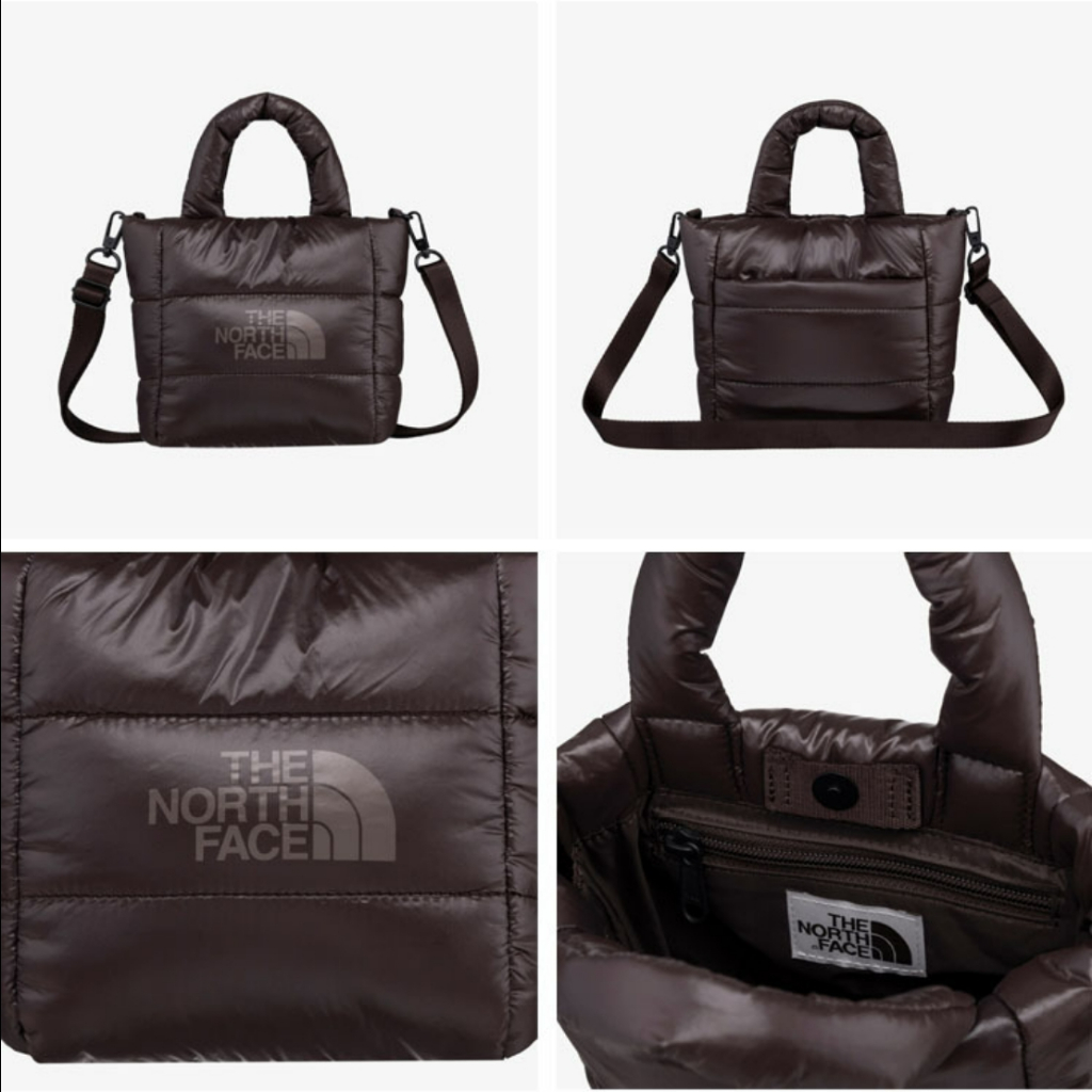★THE NORTH FACE PLUMPY TOTE BAG MINI★ New THE NORTH FACE PLUMPY TOTE BAG MINI NN2PQ59L SILVER GRAY