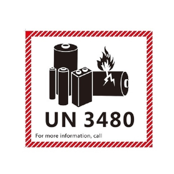 [SG] IATA UN3480 DGR Hazard Class 9 Label 12x11cm (100 Pieces) | Shopee ...