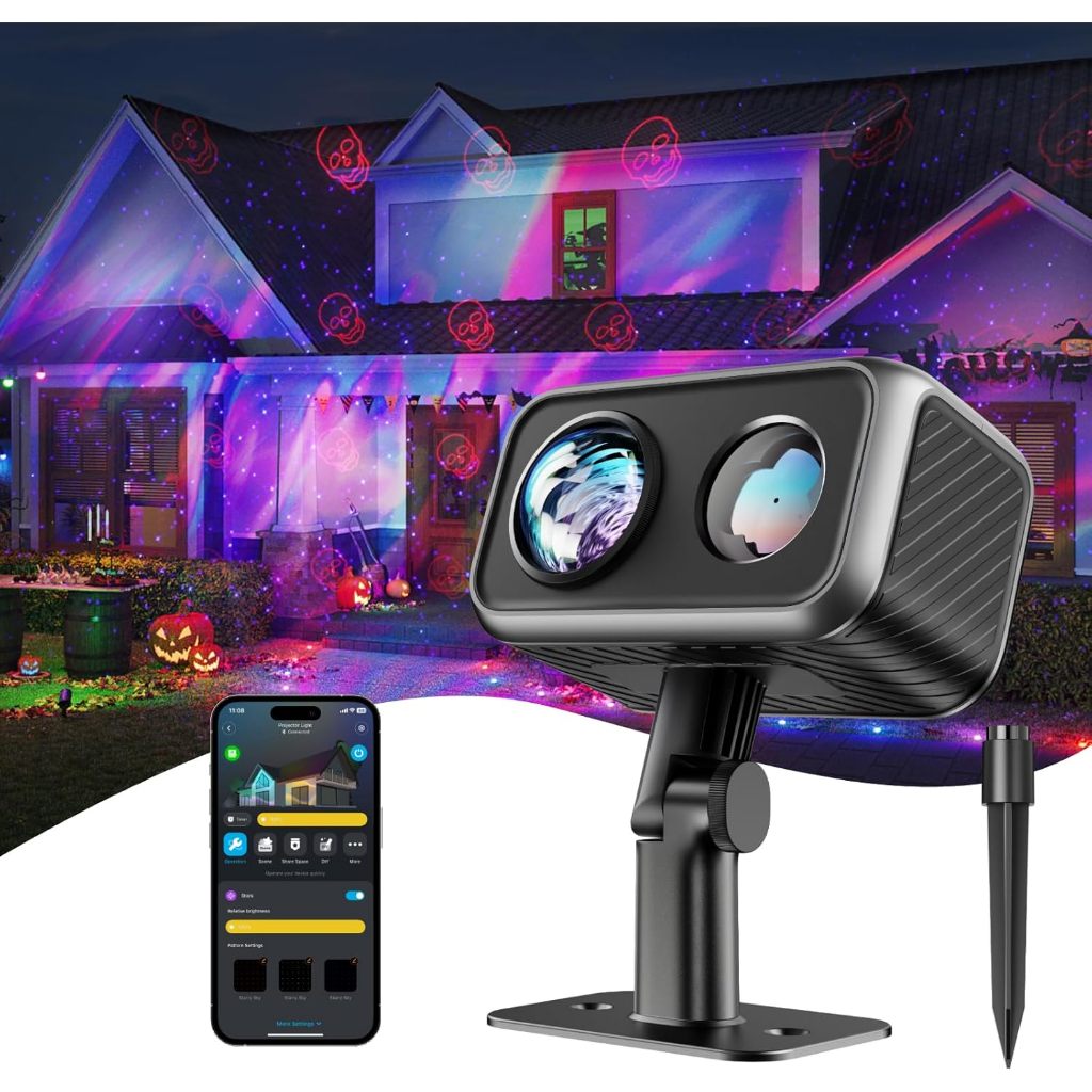 Govee Outdoor Projector, Galaxy and Aurora Light Projector for ...
