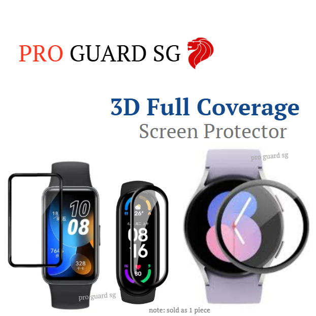 SG] 3D Full Screen Protector Huawei Honor Band 10 Watch