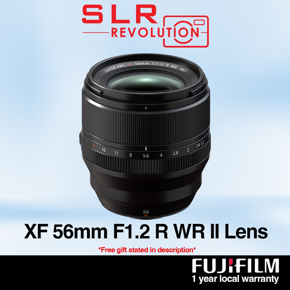 Fujifilm XF 56mm F1.2 R WR Lens [1 year warranty] Shopee Singapore