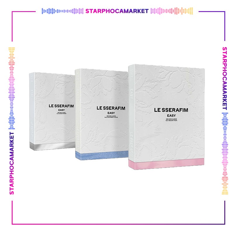 LE SSERAFIM 3rd Mini Album EASY Album | Shopee Singapore