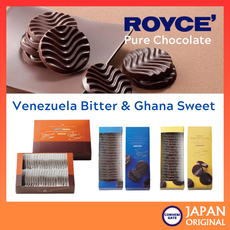 Hokkaido Royce Pure Chocolate Venezuela Bitter & Ghana Sweet 40pcs / 20 ...