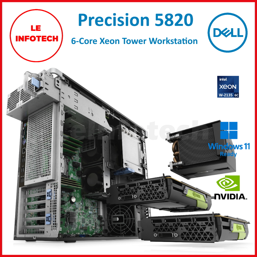 ワークステーション DELL Precision 5820 XEON W-2123 Precision 5820 Desktop Tower Workstation | Dell Singapore