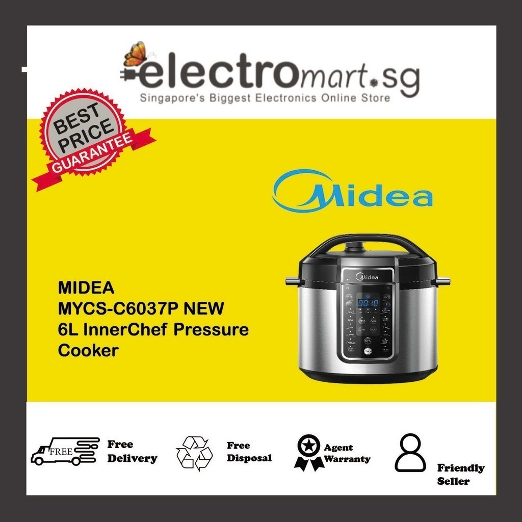 Midea 6l pressure cooker hotsell