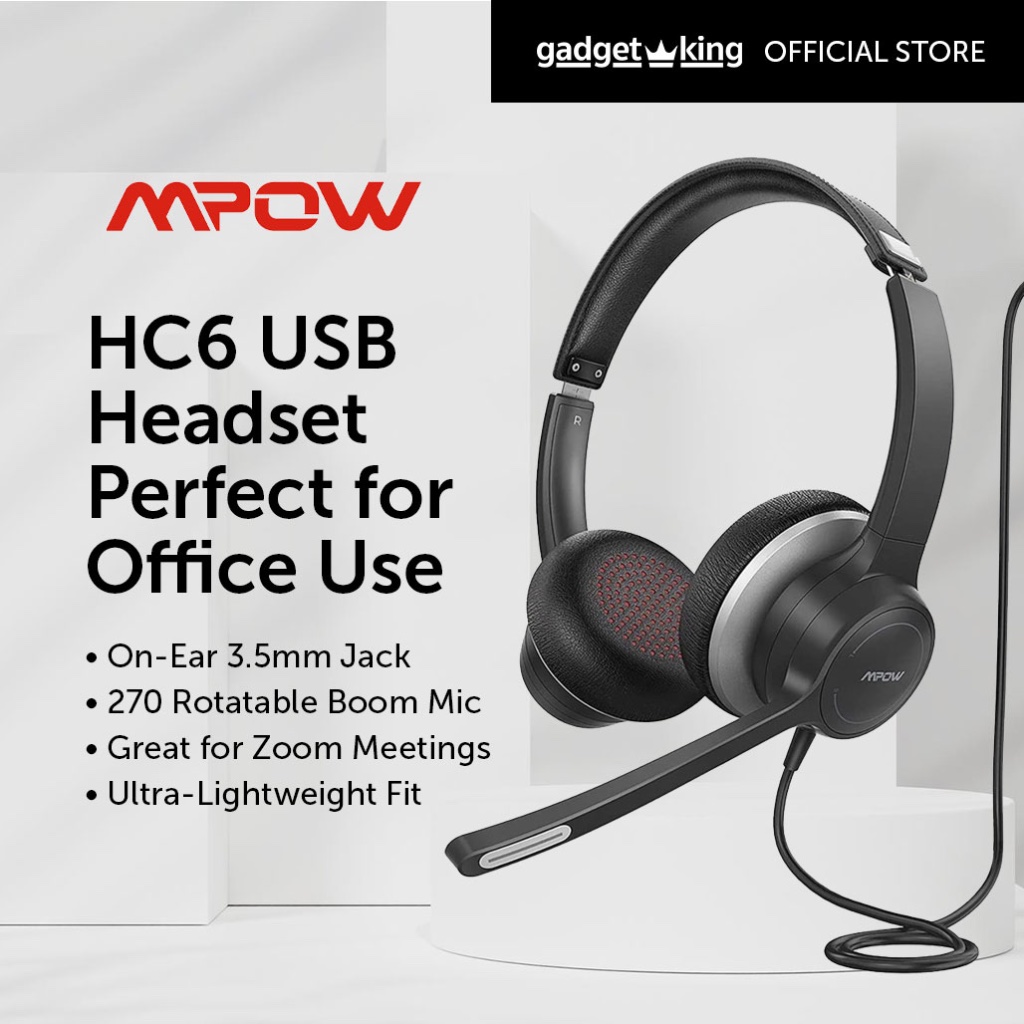 Mpow hc6 usb headset sale