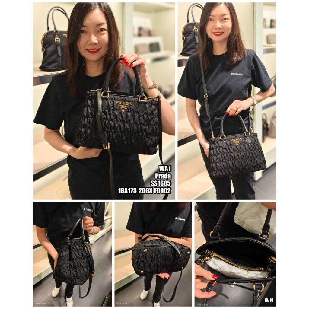 PRE ORDER WA1 PRADA 1BA173 2DGX F0002 BAG Shopee Singapore