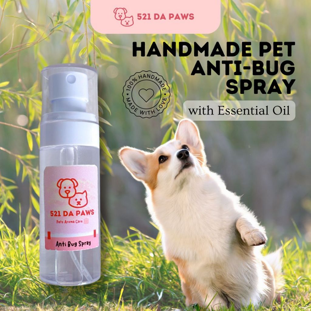 521 Da Paws Handmade Pet Anti Bug Spray with Essential Oil / Anti Flea ...