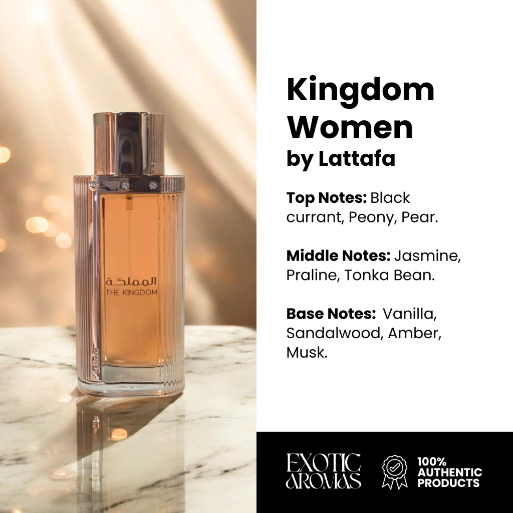 Lattafa THE KINGDOM 香水 100ml THE KINGDOM Perfume for Woman-EDP-100ml-Lattafa – Perfume Oriental
