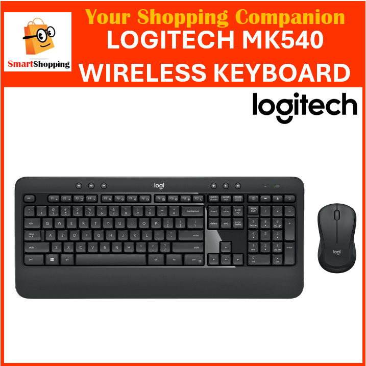 Logitech MK540 Advanced Wireless Combo Unifying Ready Mouse and